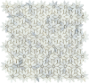 Picture of Emser Tile - Marble Daisy Mosaic Winter Frost