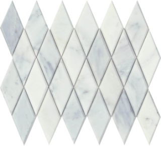 Picture of Emser Tile - Marble Diamond Mosaic Winter Frost