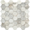 Picture of Emser Tile - Marble Hexagon Mix 2 x 2 Mosaic Calacata Giallo