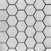 Picture of Arvex - Glazed Porcelain Mosaics White 2x2 Hexagon