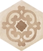 Picture of Marca Corona - Terra Hexagon Deco Fiore C