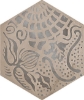 Picture of Marca Corona - Terra Hexagon Deco Floreale F