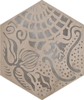 Picture of Marca Corona - Terra Hexagon Deco Floreale F