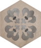 Picture of Marca Corona - Terra Hexagon Deco Giglio F