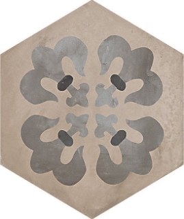 Picture of Marca Corona - Terra Hexagon Deco Giglio F