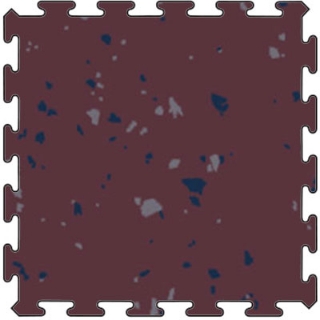 Picture of Flexco - Tuflex Force Interlocking Edge Plum Pudding w Delft Pansy Medium Gray