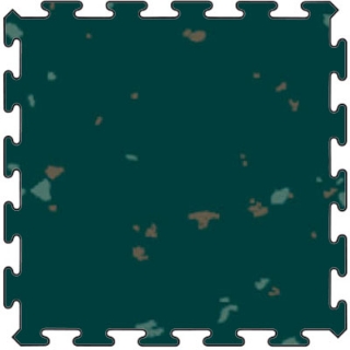 Picture of Flexco - Tuflex Force Interlocking Edge Polo Green w Vizcaya Palm Milk Chocolate