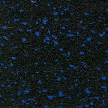 Picture of Roppe - Recoil Fitness Flooring Interlocking Tiles 10% Chip 3/8 Gauge Cobalt