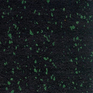 Picture of Roppe - Recoil Fitness Flooring Square Edge Tiles 20% Chip 3/8 Gauge Hunter Green