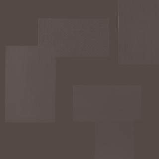 Picture of Roppe - Dimensions Tile - Random Design Burnt Umber