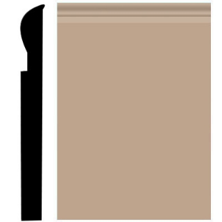 Picture of Roppe - Pinnacle Plus Wall Base 05 Contrive Camel