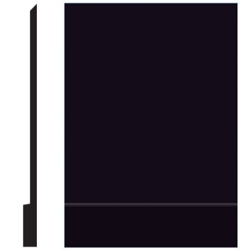 Picture of Roppe - Pinnacle Plus Wall Base 00 Simplicity Black