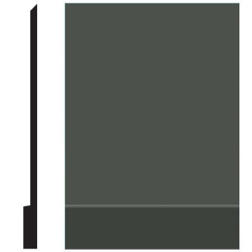 Picture of Roppe - Pinnacle Plus Wall Base 00 Simplicity Black Brown