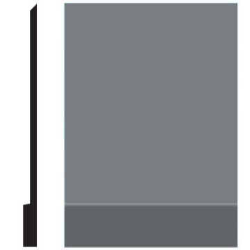 Picture of Roppe - Pinnacle Plus Wall Base 00 Simplicity Dark Gray