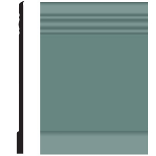 Picture of Roppe - Pinnacle Plus Wall Base 10 Serenity Hunter Green