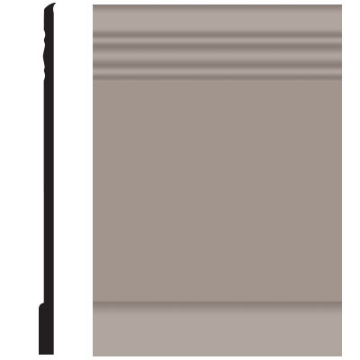 Picture of Roppe - Pinnacle Plus Wall Base 10 Serenity Pewter