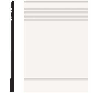 Picture of Roppe - Pinnacle Plus Wall Base 10 Serenity White