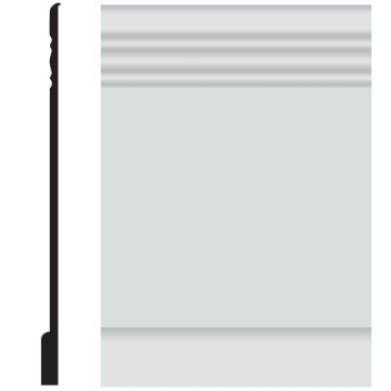 Picture of Roppe - Pinnacle Plus Wall Base 15 Impulse Iceberg