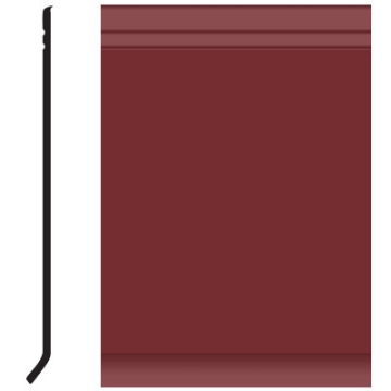 Picture of Roppe - Pinnacle Plus Wall Base 20 Draft Cinnabar