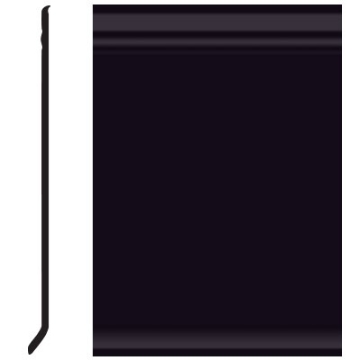 Picture of Roppe - Pinnacle Plus Wall Base 30 Sketch Black