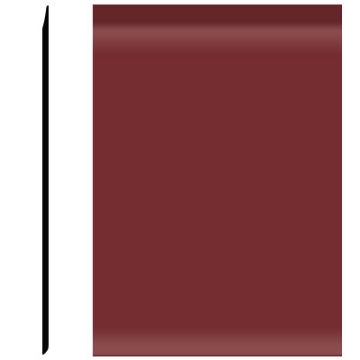 Picture of Roppe - Pinnacle Plus Wall Base 35 Sleek Cinnabar