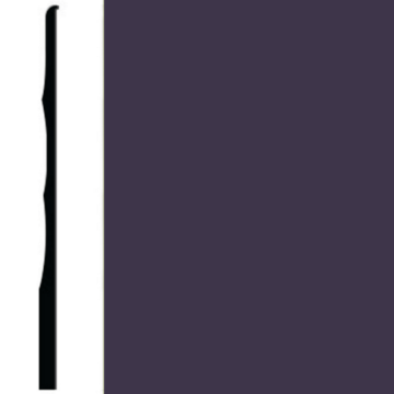 Picture of Roppe - Pinnacle Plus Wall Base 50 Impressions Aubergine