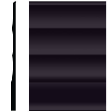 Picture of Roppe - Pinnacle Plus Wall Base 50 Impressions Black