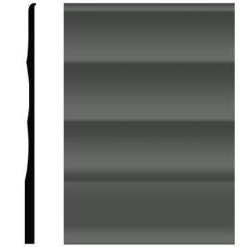 Picture of Roppe - Pinnacle Plus Wall Base 50 Impressions Black Brown