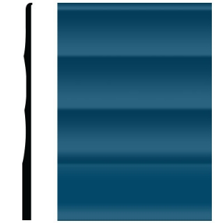 Picture of Roppe - Pinnacle Plus Wall Base 50 Impressions Blue