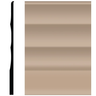 Picture of Roppe - Pinnacle Plus Wall Base 50 Impressions Camel