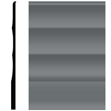 Picture of Roppe - Pinnacle Plus Wall Base 50 Impressions Charcoal