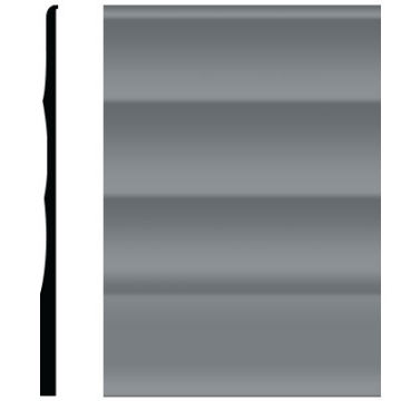 Picture of Roppe - Pinnacle Plus Wall Base 50 Impressions Dark Gray
