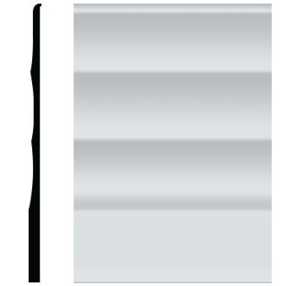 Picture of Roppe - Pinnacle Plus Wall Base 50 Impressions Iceberg