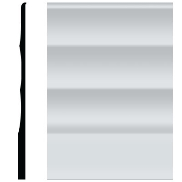 Picture of Roppe - Pinnacle Plus Wall Base 50 Impressions Iceberg