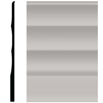 Picture of Roppe - Pinnacle Plus Wall Base 50 Impressions Smoke