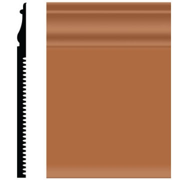 Picture of Roppe - Pinnacle Plus Wall Base 55 Nobility Brick