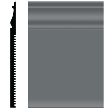 Picture of Roppe - Pinnacle Plus Wall Base 55 Nobility Charcoal