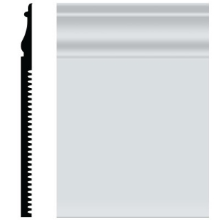 Picture of Roppe - Pinnacle Plus Wall Base 55 Nobility Iceberg