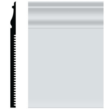 Picture of Roppe - Pinnacle Plus Wall Base 55 Nobility Iceberg