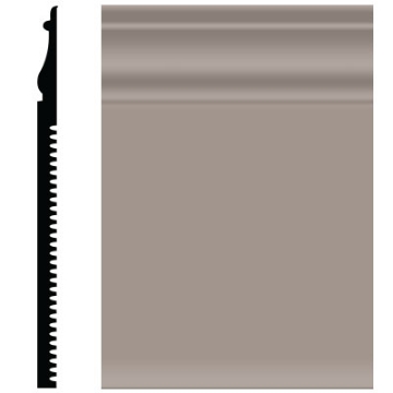 Picture of Roppe - Pinnacle Plus Wall Base 55 Nobility Pewter