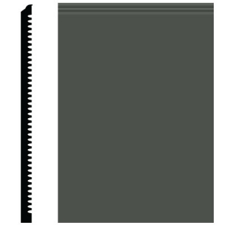 Picture of Roppe - Pinnacle Plus Wall Base 65 Vertical Black Brown