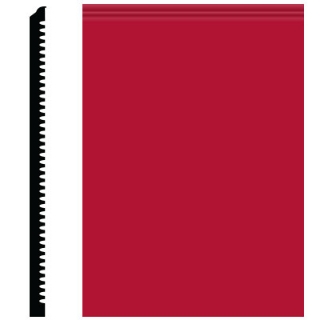 Picture of Roppe - Pinnacle Plus Wall Base 65 Vertical Red