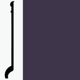 Picture of Roppe - Pinnacle Plus Wall Base 90 Intrigue Aubergine