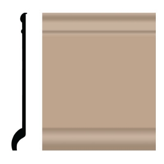 Picture of Roppe - Pinnacle Plus Wall Base 90 Intrigue Camel