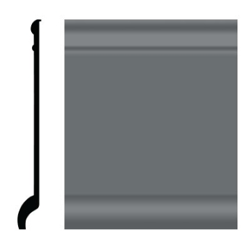 Picture of Roppe - Pinnacle Plus Wall Base 90 Intrigue Charcoal