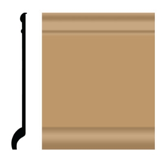 Picture of Roppe - Pinnacle Plus Wall Base 90 Intrigue Flax