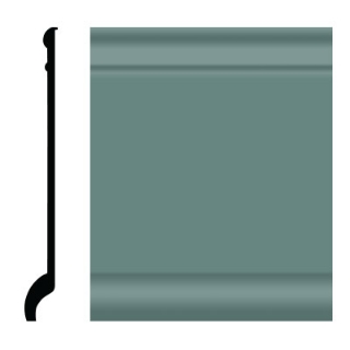 Picture of Roppe - Pinnacle Plus Wall Base 90 Intrigue Hunter Green