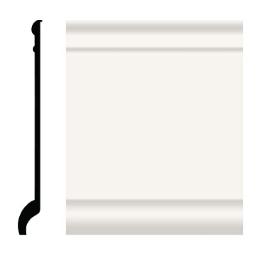 Picture of Roppe - Pinnacle Plus Wall Base 90 Intrigue White