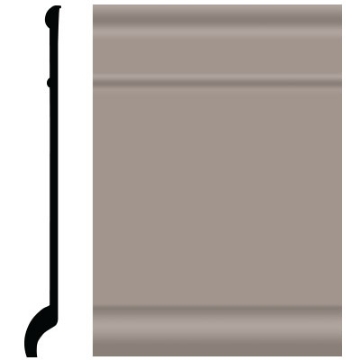 Picture of Roppe - Pinnacle Plus Wall Base 95 Invent Pewter