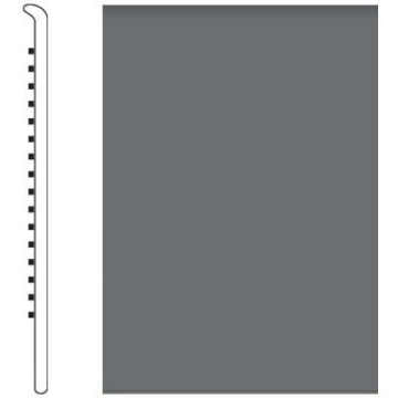 Picture of Roppe - 700 Series Wall Base 6 (No Toe Base) Charcoal